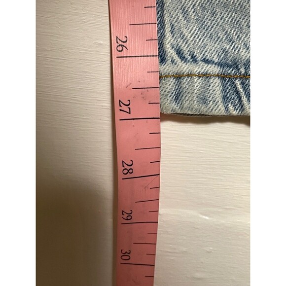 Zara Women High Rise Ankle Length Straight Leg Jeans Light Acid Wash Blue Size 0 - Picture 11 of 12